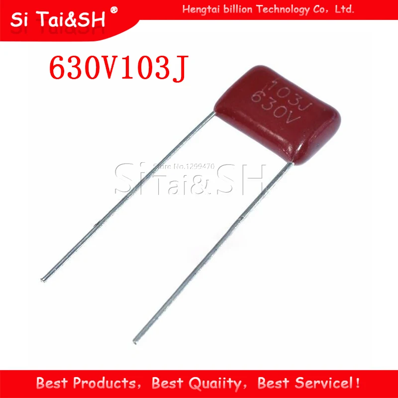 10 шт. 630V103J 0 01 мкФ шаг мм 10NF 630 в 103 CBB полипропиленовый пленочный