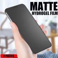 2pcs frosted matte hydrogel film for huawei p40 p30 p20 lite mate 20 pro on huawei honor 20 10 9 lite 8x 9x tpu screen protector