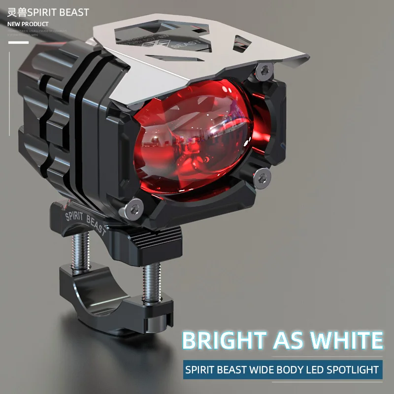 

Spirit Beast Motorcycle LED Spotlight Fog Light for BMW Honda Yamaha Benelli Kawasaki Suzuki KTM Super Bright 20W Lamp Flasher