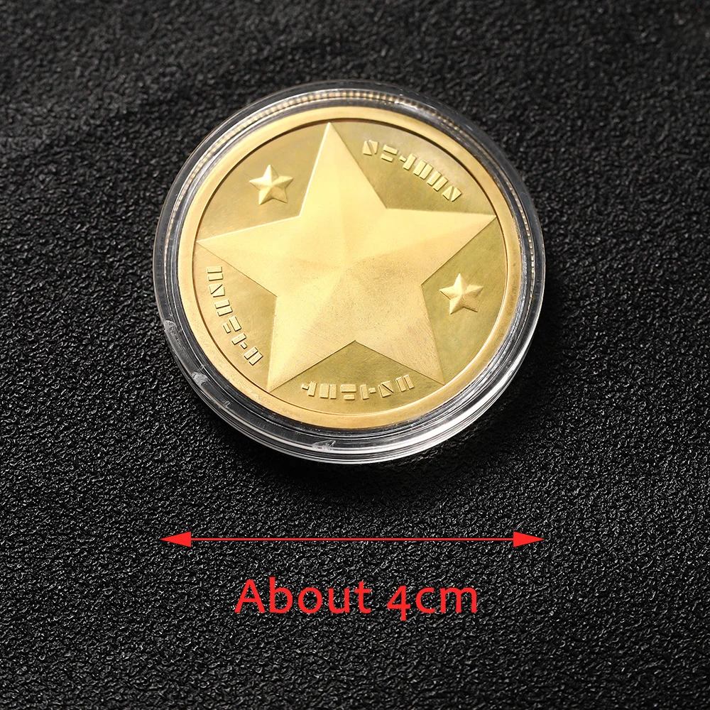 Gleipnir Kagaya Shuichi Золотая монета сувенирные металлические монеты Pentagonal желание