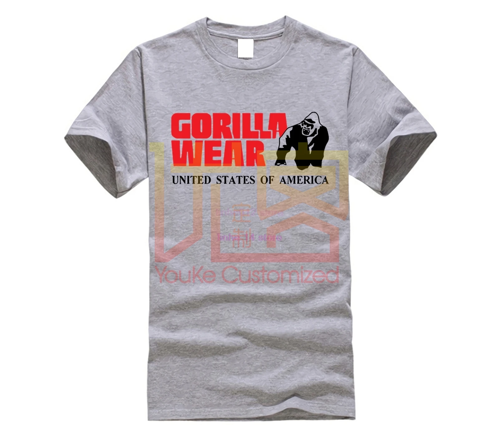 Новинка 2020 Мужская футболка с коротким рукавом мужская одежда Gorilla свитшот