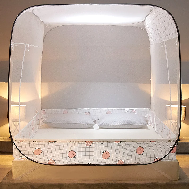 

Free Installation Insect Net Adults Portable Insecticide Treated Mosquito Nets Travel Breathable Klamboe Tent Bed Canopy EB50WZ