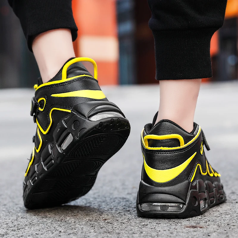 

2021 New Parent-child Shoes Big Boys Children Airs Basketball Running Sneaker Enfant Garcon Men's Chicago Red 96 QS Mid Trainers