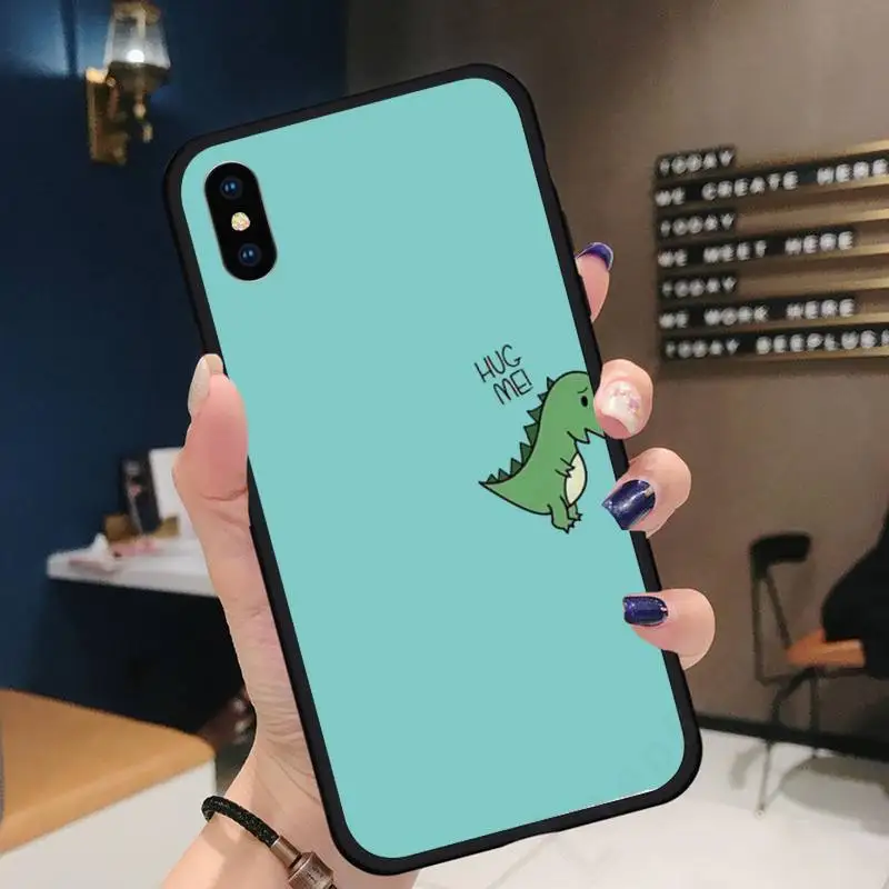 

dinosaur Cartoon high quality Phone Case for iPhone 11 12 pro XS MAX 8 7 6 6S Plus X 5S SE 2020 XR