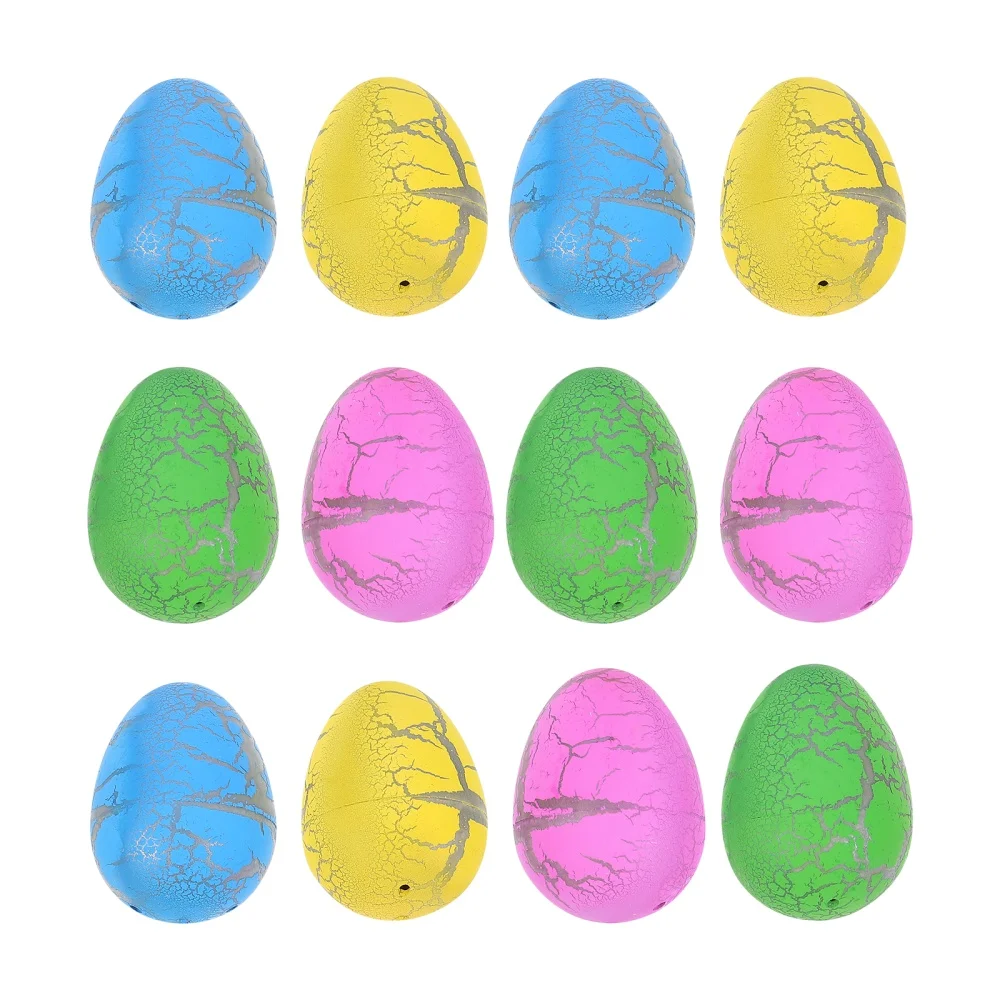 

12Pcs Eggs Model Simulation Eggs (Assorted Color)