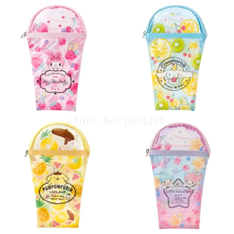 Новая мода My Melody Little Две звезды Cinnamoroll PomPom Purin для девочек мини ПВХ прозрачный Кошелек для монет для детей Подарки