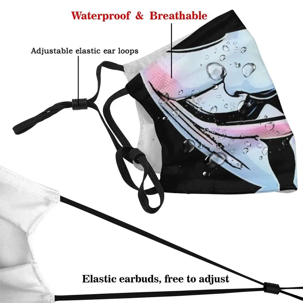 V для Vendetta Маска многоразовая маска рта фильтр крутые смешные маски Джейсон