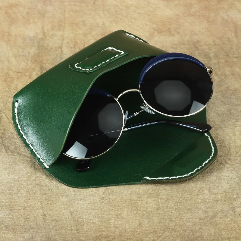 LD Натуральная Воловья кожа солнцезащитные очки чехол коробка сумка подарок для