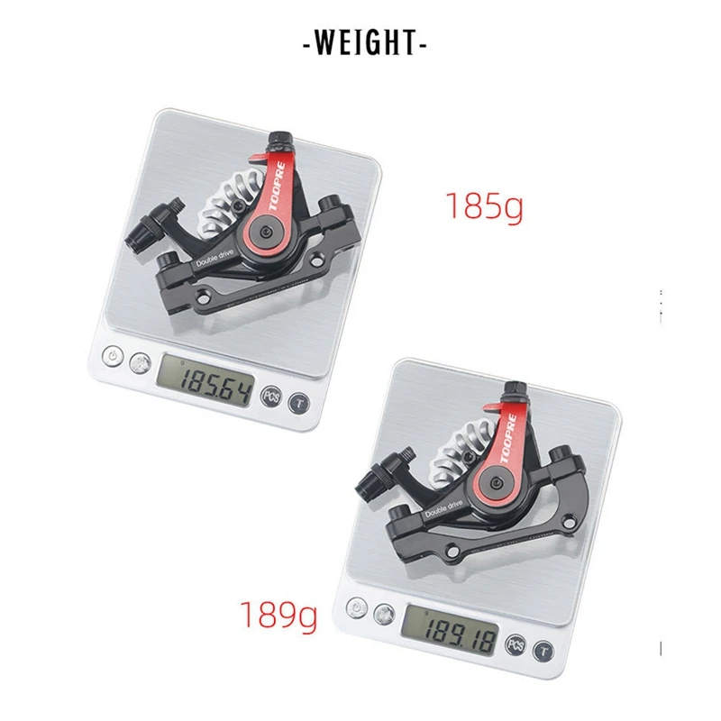 

TOOPRE Bike Disc Caliper Brake Aluminum Alloy Bicycle C Brake Front Rear Brake Set for Mountain Bike Folding Bike Road Bicycle