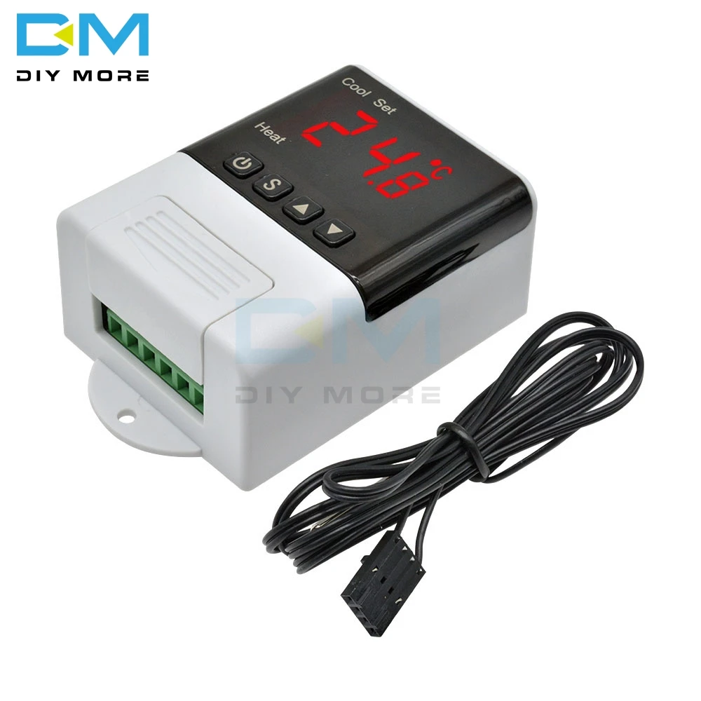 DTC1200 AC 110V 220V Цифровой термостат регулятор температуры для инкубатор Аквариума