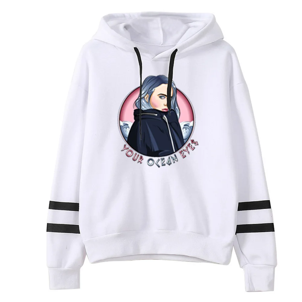 Billie EIlish Женская толстовка с капюшоном Толстовка в повседневном стиле модная