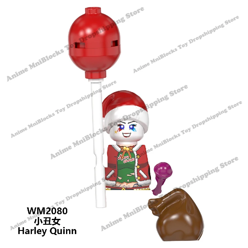 WM6104 Харли Квинн Бэтмен чудо-женщина Супермен кирпичи мини Экшн-фигурки