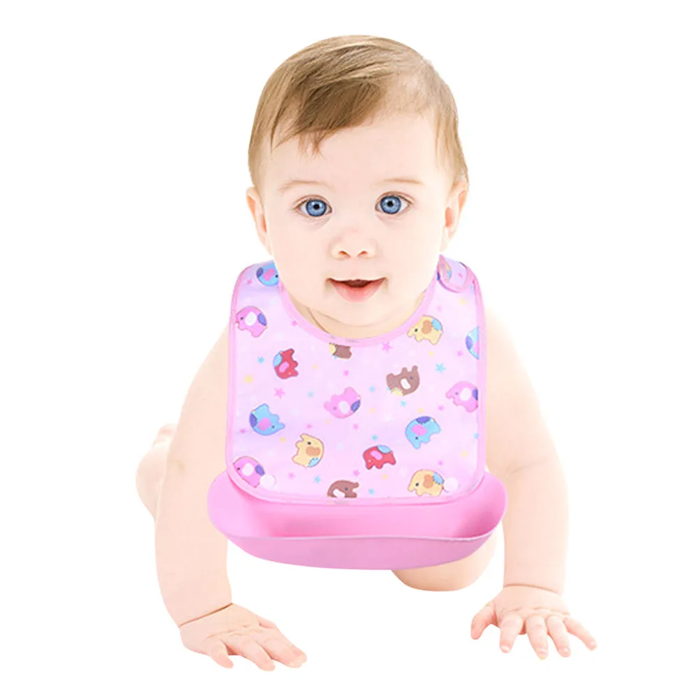 2020 Baby Bibs Detachable Kids Boys Girls Cartoon Waterproof Feeding Apron Saliva Towel Bib Smock baby feeding waterproof | Детская