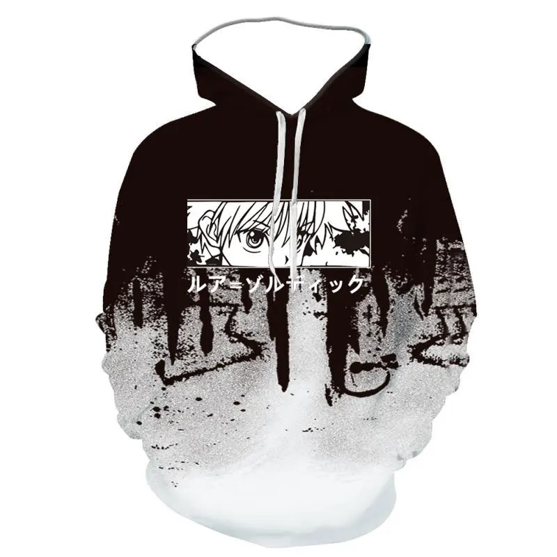

2021 Hunter x Hunter 3D Hoodie Print Men And Women Harajuku Sweatshirt Jogging Spring Autumn Tracksuit Mens Clothing XXS-4XL