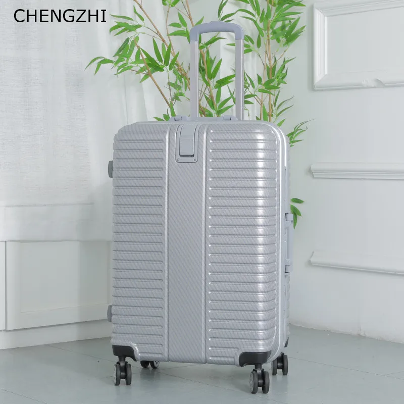 Чемодан на колесиках CHENGZHI дорожный для мужчин и женщин Жесткий чемодан колеса 20 22