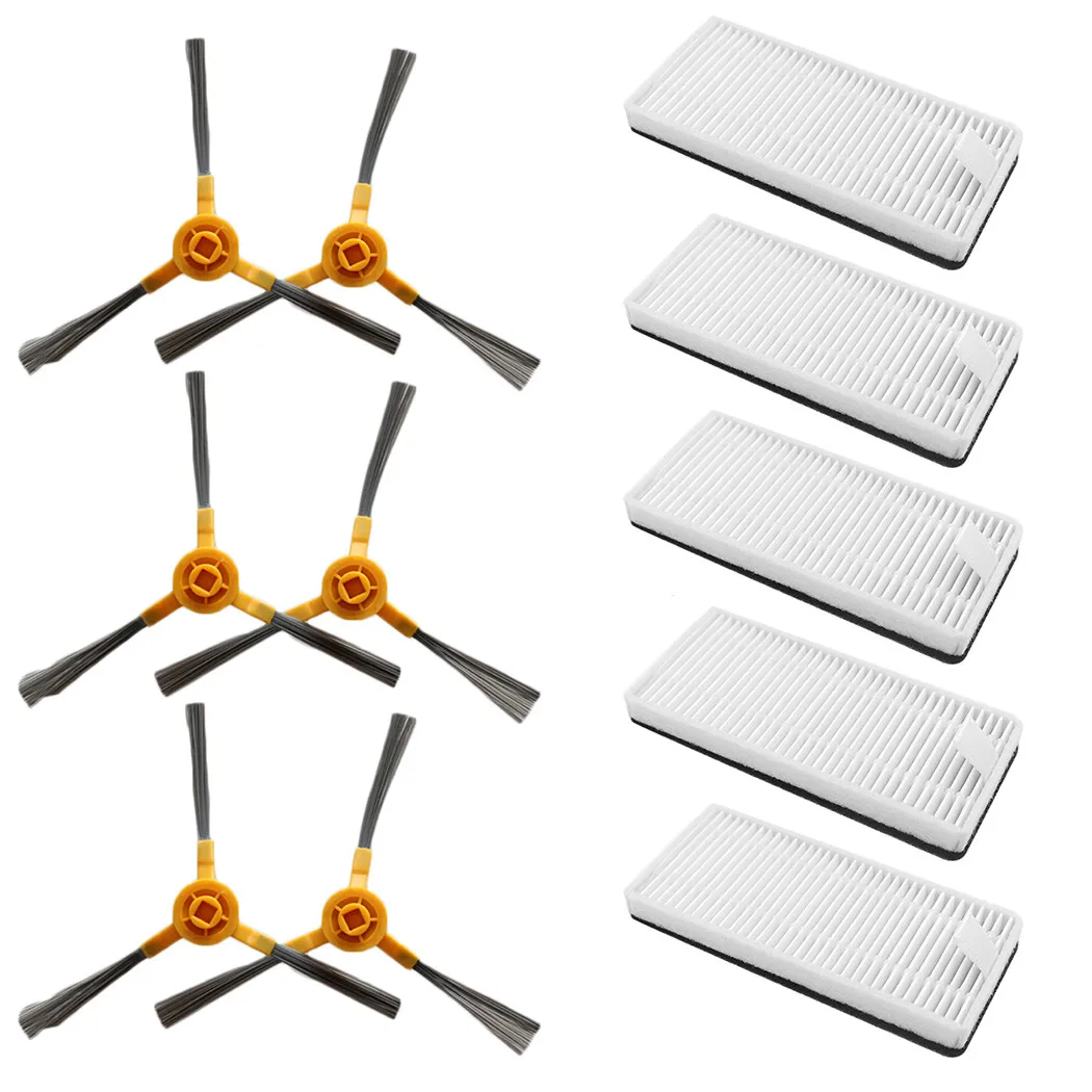 

Подходит для Mamibot Exvac680s аксессуары для уборочной машины 5 фильтров + 6 боковых щеток для уборки дома