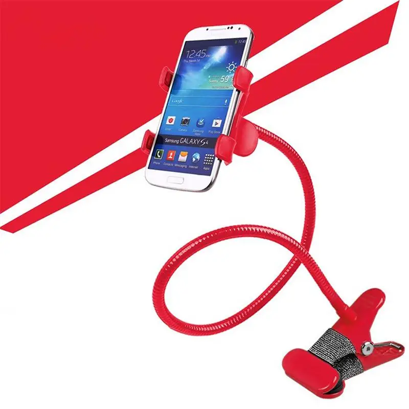 

Universal Mobile Cell Phone Holder Mount Clip Desktop Bed Flexible 360°Long Arm