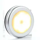 6 светодиодный датчик движения свет магнитный беспроводной детектор датчик настенный светильник s светодиодная лампа для шкафа Прихожая шкаф ночсветильник