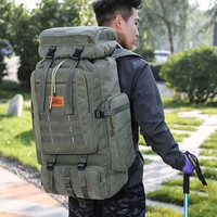 70l large mountaineering backpack camping hiking military molle waterproof camo repellent tactical terkking bag outdoor xa229g