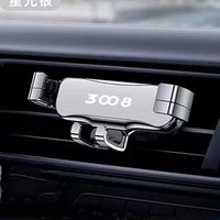 car accessories metal phone holder car navigation mobile phone holder bracket support for peugeot 3008 gt line 2019 2018