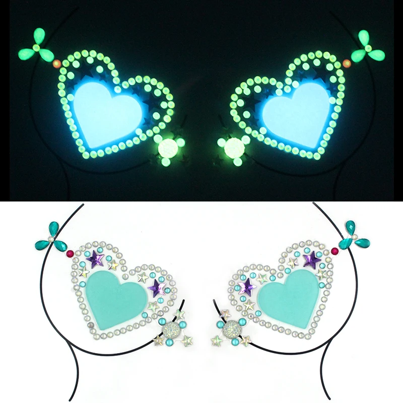 HOT body temporary tattoo sticker luminous diamond decoration 3D face DIY glitter fake LT006 | Красота и здоровье