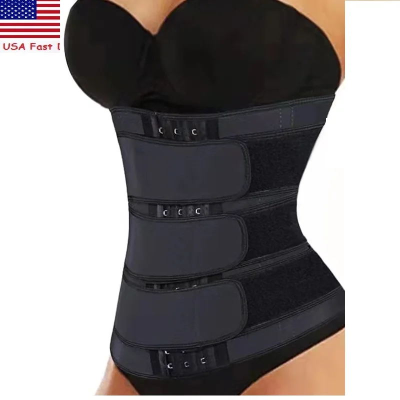 Неопреновый тренировочный пояс для похудения коррекция фигуры в США Размер 2XL |