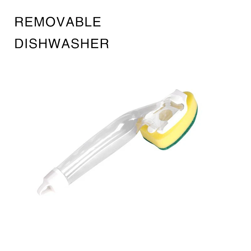 Домашняя кухонная Чистящая губка щетка может быть заполнена стиральной