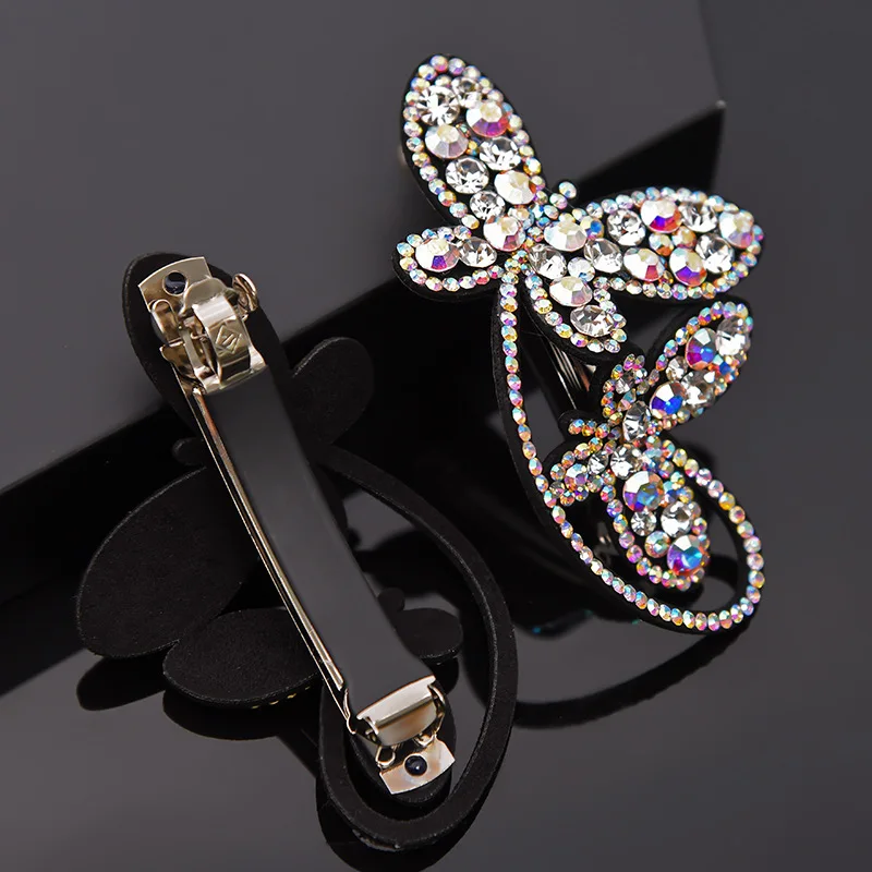 2018 простые корейские женские модные головные уборы заколки для волос с бабочкой