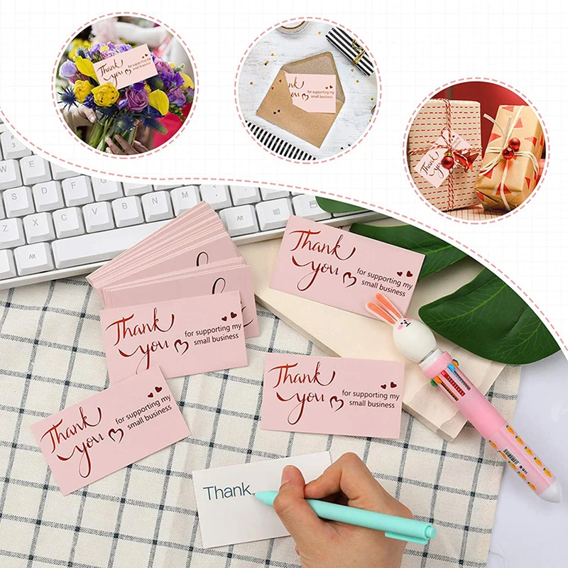 

Открытка «великолепное спасибо», розовая Визитница с надпосылка Ю «Handmade With Love»