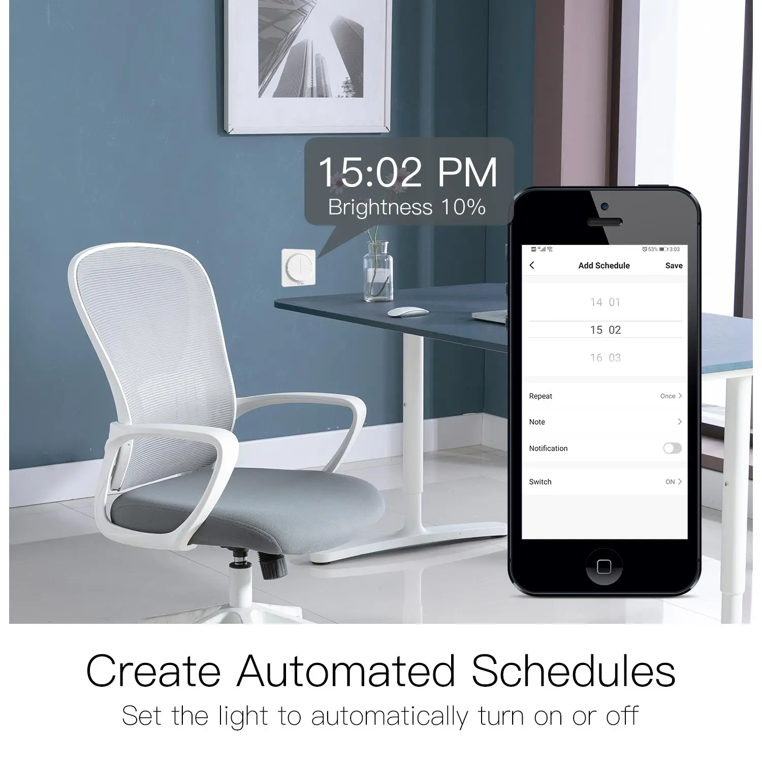 New WiFi Smart Rotary/Touch Light Dimmer Switch Life/Tuya APP Remote Control Works with Alexa Google Voice Assistants EU | Лампы и