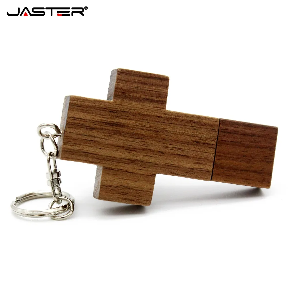 JASTER Флешка usb накопитель в виде деревянного Креста флеш USB карта памяти 8 ГБ 16 32
