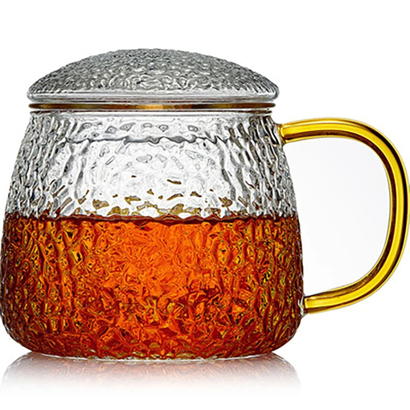 Бытовая стеклянная чайная чашка для плиты офисный термостойкий
