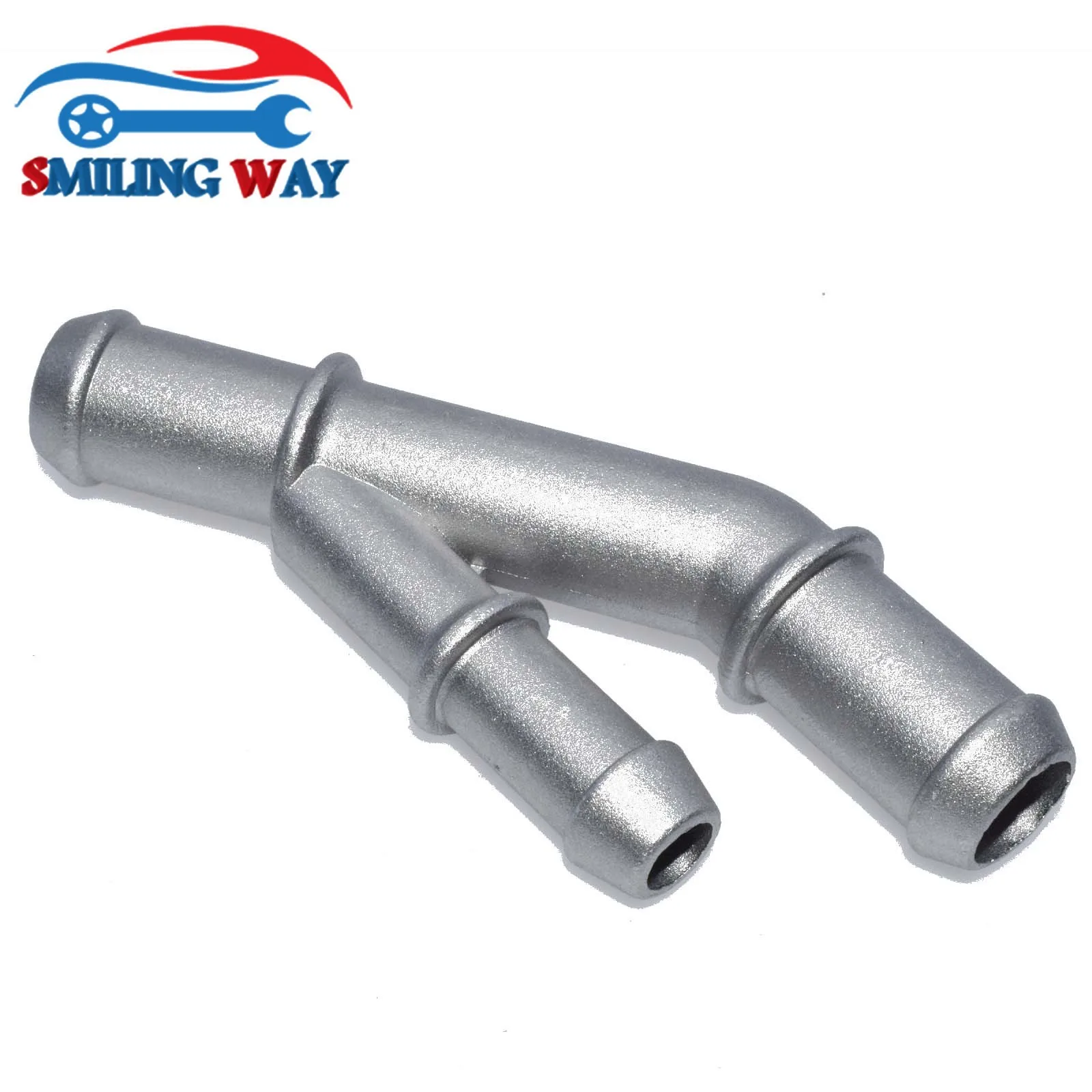 Aluminum Coolant Thermostat Radiator Water Flange Pipe Connector For Audi VW A3 TT Skoda Seat Bora Golf Jetta 1.8T 1J0121087C