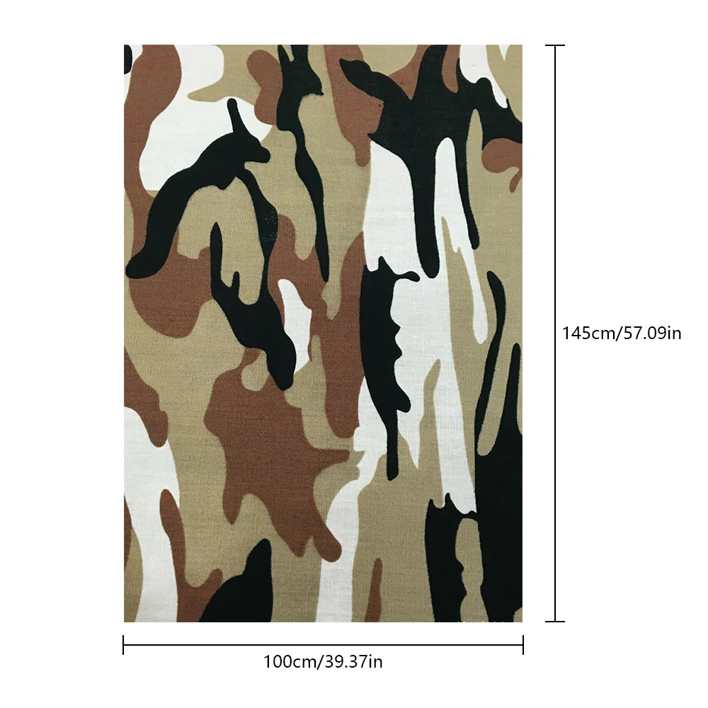 1/5 шт камуфляжная хлопковая ткань с рисунком стеганая поплин для кройка и шитье