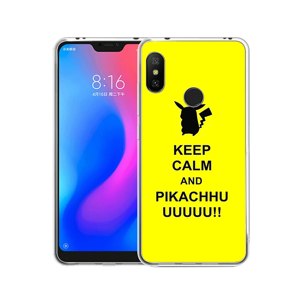 11 Чехол для телефона для Xiaomi mi CC9 CC9E 9T mi x 2 S, 6, 8, 9, SE A1 A2 5X 6X макс 3 A3 Pro Lite Чехол классный Покемон Пикачу узор - Цвет: 11
