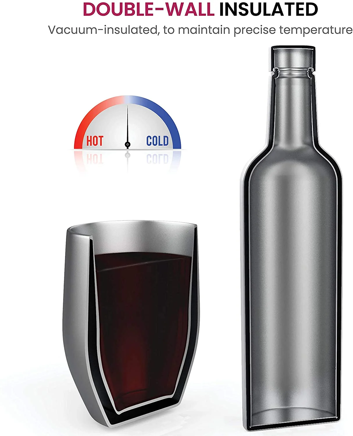 500 мл бутылки для вина/кружка стакан из нержавеющей стали в форме яйца бутылка