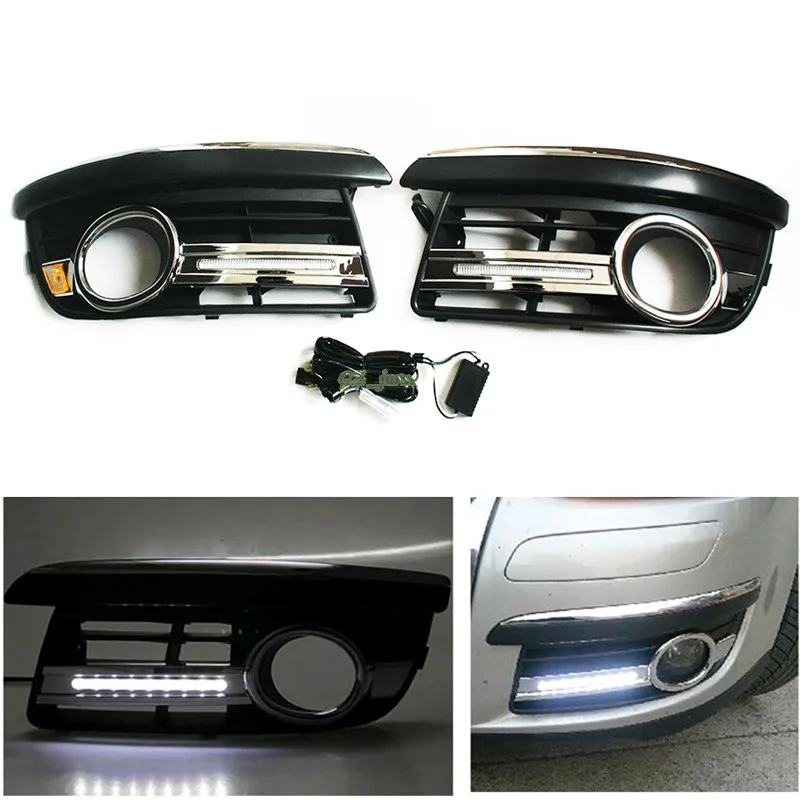 2x автомобильные светодиодсветодиодный дневные ходовые огсветильник для VW Jetta MK5