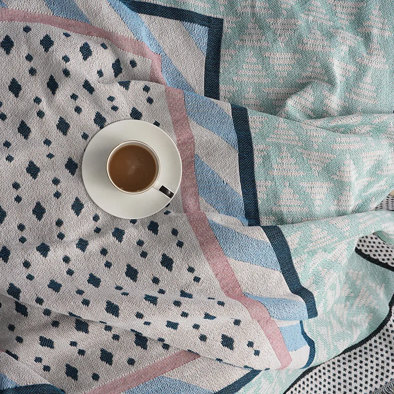 Геометрические пледы одеяло диван Cobertor висит гобелен для дивана самолет