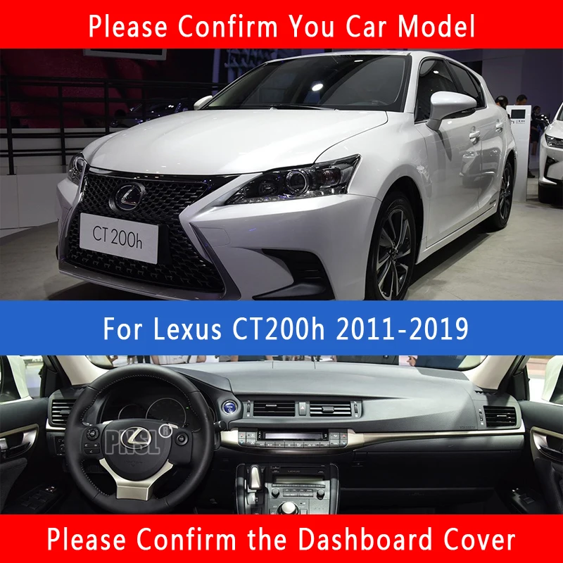 PNSL крышка приборной панели автомобиля коврик для ковёр Lexus CT200h 2011-2019 Защита от