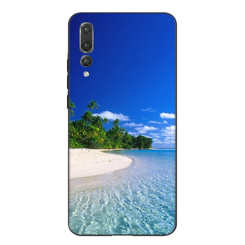 Phone Case TPU For Honor Note 10 View 20 6A 7A 7C 7X 8 8X 8C 9X 9 Lite Pro Cover Summer Sea Sky Sandy Beach Tree Aloha Starfish | Мобильные