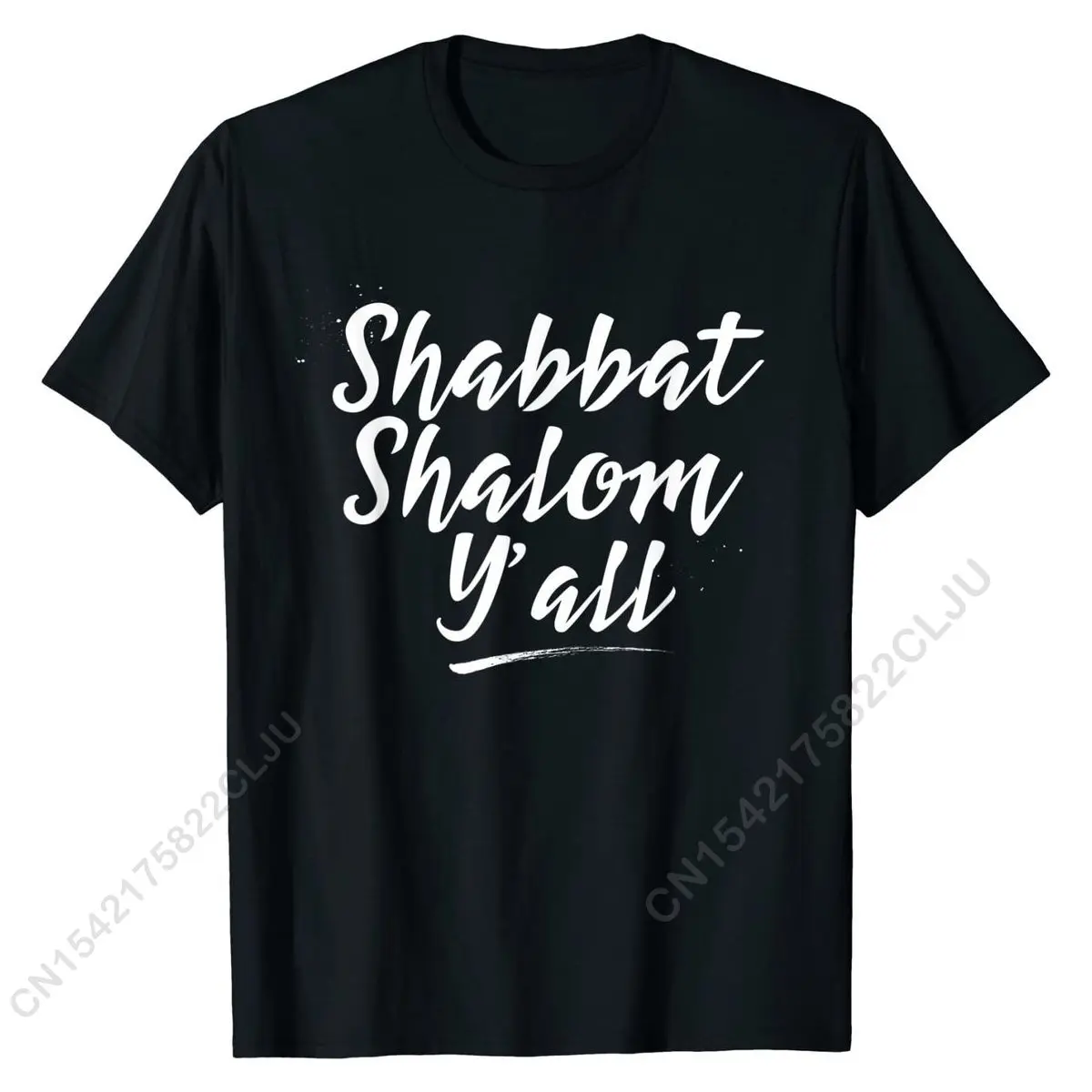 

Shabbat Shalom Y'all Messianic Jewish Funny Tee T-Shirt Camisa Tops Tees For Men Cotton Top T-shirts Summer Brand New