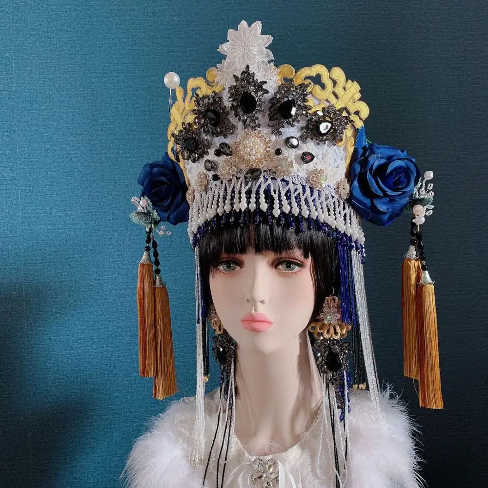 Увеличенные шляпы в китайском стиле для женской фотосъемки|Аксессуары костюмов|