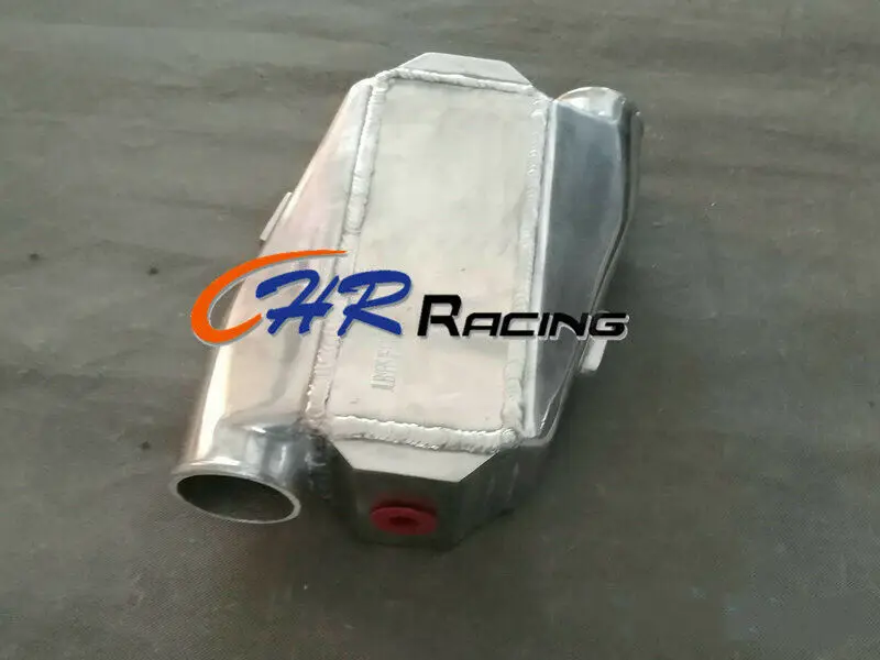 Universal Aluminium Air Water Liquid Intercooler Chargecooler 180° Inlet Outlet | Автомобили и мотоциклы