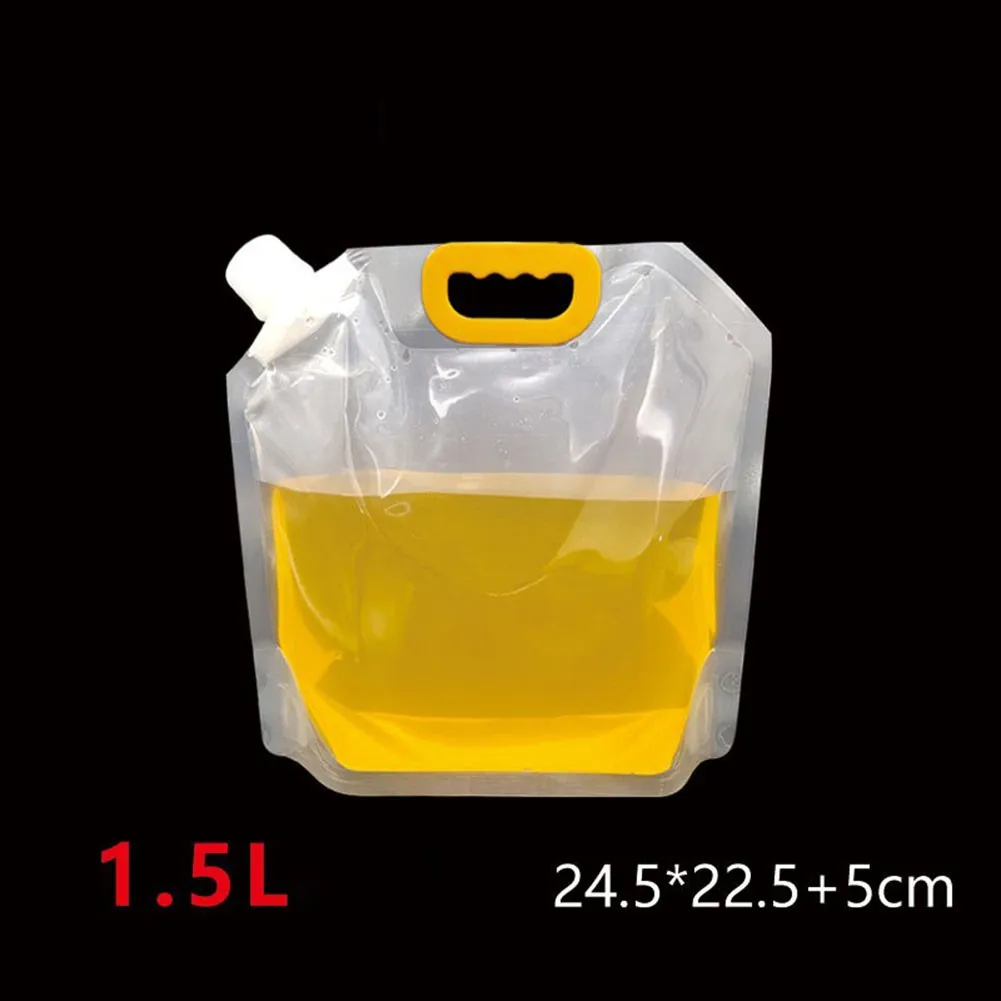 

1 X Beer Packaging Bag 1.5/2.5/5L Stand-up Plastic Drink Packaging Bag Pouch Beer Beverage Container Fruit Juice Coffee Party