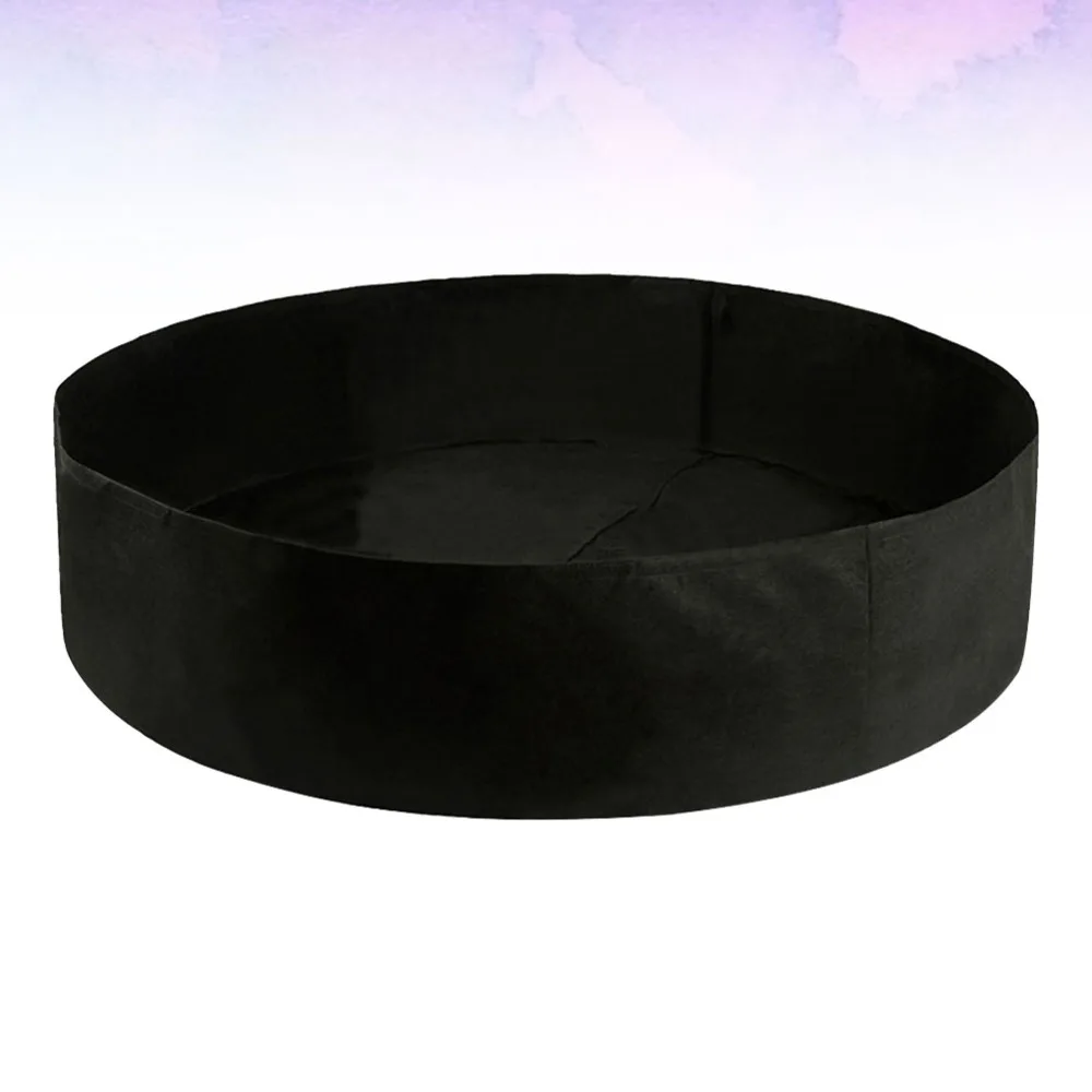 

1PC Felt Planting Bag Indoor Outdoor Round Planting Pouch Practical Gardening Seedling Bag Portable Garden Plants Cultivation Ba