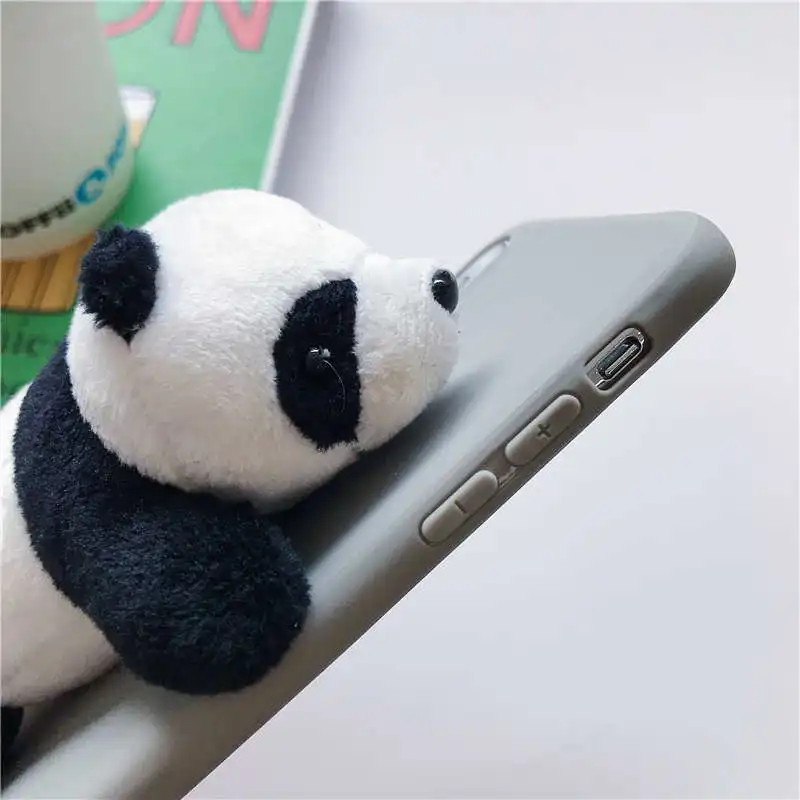 Мягкий чехол с 3D рисунком панды для samsung galaxy S8 S9 S10 Plus Note 10 Pro 8 note9 s10 lite | Мобильные