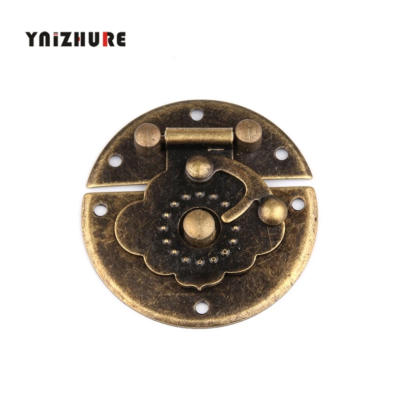 Китайская железная круглая Ретро деревянная коробка 1 шт. 52 мм набор аксессуаров