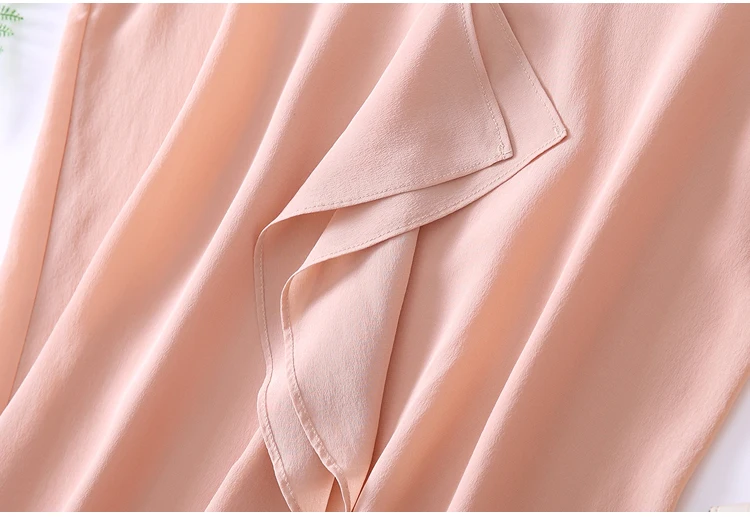 

Women's 100% Pure Pure Silk sleeveless Ruffle Neck Top Shirt Blouse top L XL JN019