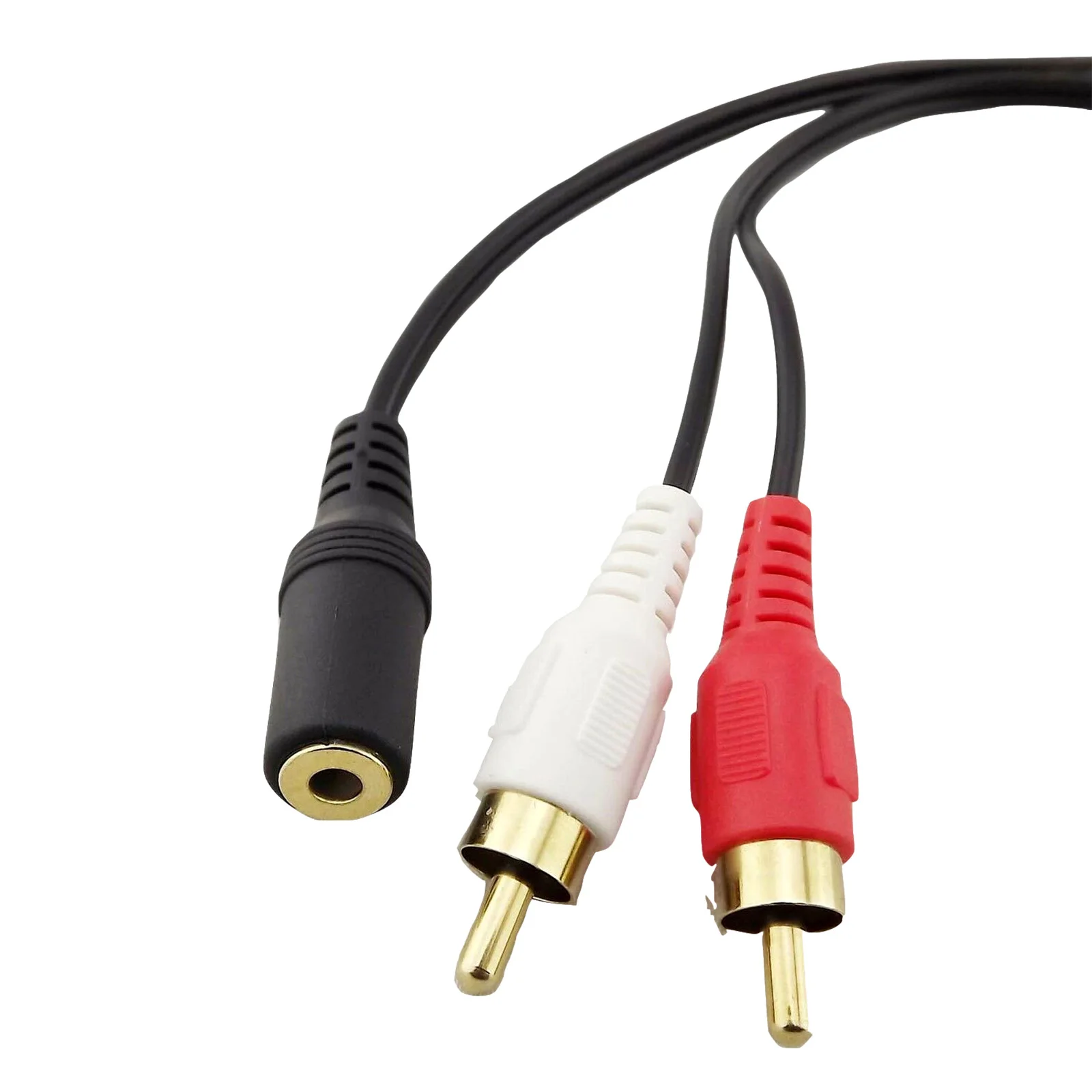 10 шт. 3 5 мм 1/8 &quotмини джек стерео гнездо к двойному RCA штекер Адаптер для