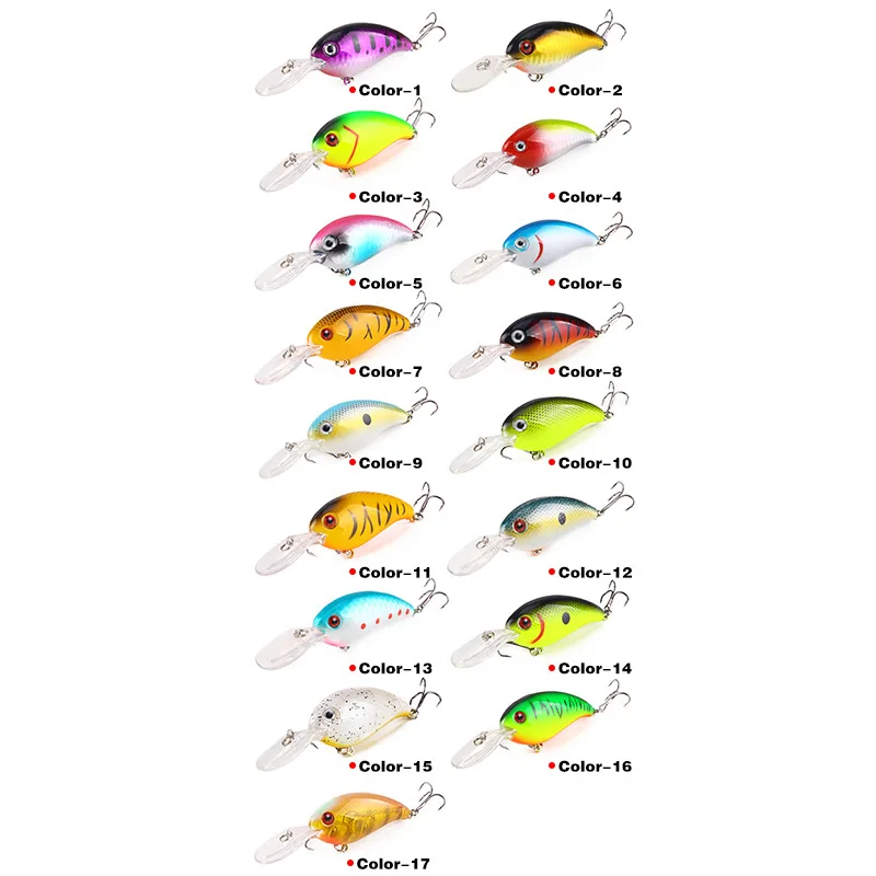 16 шт./лот рыболовные приманки 10 см 13 6 г плавающая приманка жесткая для окуня